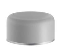Beslagsboden - Door Stop For Floor, Grey Rubber/brushed Stainless Steel