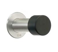 BESLAGSBODEN Door Stop in Brushed Stainless Steel, Length 75 mm
