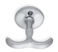 Beslagsboden - Double Shelf Hook In Brushed Chrome