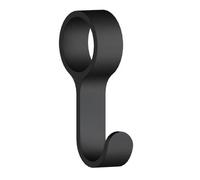 Beslagsboden - Hook For Hat/hook Rack. Matt Black Aluminium. Pair.