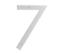 BESLAGSBODEN House Number 7 in Matt Grey NORDIC Series, Height 230 mm.