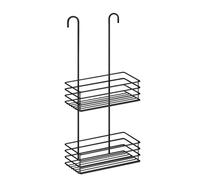 BESLAGSBODEN Matt Black Stainless Steel Double Shower Basket for Shower Mixer