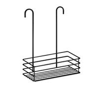 BESLAGSBODEN Matt Black Stainless Steel Shower Basket for Shower Mixer