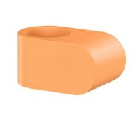 Beslagsboden Pair of BESLAGSBODEN Orange Rubber Door Stop for Handle, Length 34 mm