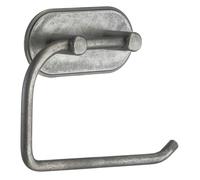 BESLAGSBODEN Pewter Finish Toilet Roll Holder Self Adhesive Bathroom Wall Mounted