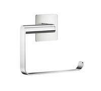 BESLAGSBODEN Polished Stainless Steel Toilet Roll Holder Self Adhesive Bathroom Wall Mounted