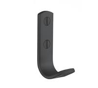BESLAGSBODEN Single Hook, Black Aluminium, Height 63 mm