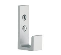 Beslagsboden - Single Hook In Satin Alumnium Height 62 mm