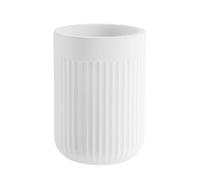 Beslagsboden - Tumbler. Freestanding. White Polyresin. Height 110 mm.