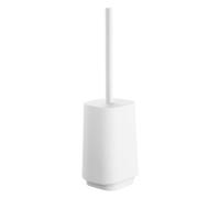 BESLAGSBODEN White Plastic Freestanding Square Toilet Brush and Holder