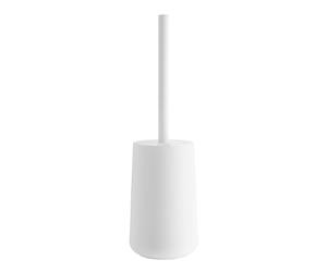 BESLAGSBODEN White Plastic Freestanding Toilet Brush and Holder