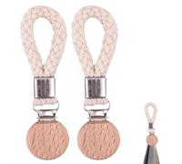 Besmrpg 2PCS Hanging Tea Towels Clips,Kitchen Tea Towel Clips with Hanging Loop, Metal Tea Towel Holders & Hangers Clips,Tea Towel Hooks for Hanging Dishcloths,Hand Towels for Bathroom