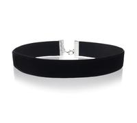 Besmrpg Black Velvet Gothic Choker Necklace for Women and Girls, Black Choker, Adjustable, Elastic Goth, Gothic Jewelry Gifts for Women for Halloween, Birthday Party,Wedding,Cosplay, Wide 2cm
