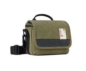Besnfoto Camera Bag Small Mirrorless Camera Shoulder Bag Purse Waterproof Canvas Cute DSLR SLR Messenger Bag Case for Women and Men