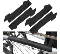 BESNIN Chainstay Protector, Silicone MTB Frame Guard - Self-Adhesive Anti-Scratch Chain Guard for Mountain Bike, Gravel & E-Bike (Textured Finish, 4 Pack)