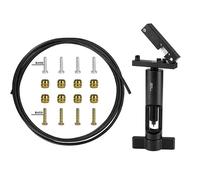 BESNIN Hydraulic Brake Hose Kit with 2-in-1 Cutter & Barb Insertion Tool - 2.5m Bicycle Brake Line + 4x BH90 / 4x BH59 Barbs & Olives for Mountain Road E-Bike (Hose Cutter + Hydraulic Hose, Black)
