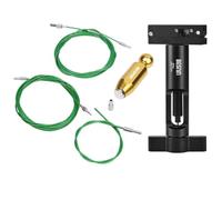 BESNIN Internal Cable Routing Kit, Frame Cable Guide with Hydraulic Hose Barb Insertion Tool and Hose Cutter for Shift/Brake Cables, Di2 E-Tube, Hydraulic Hoses (Black)