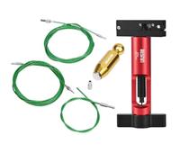 BESNIN Internal Cable Routing Kit, Frame Cable Guide with Hydraulic Hose Barb Insertion Tool and Hose Cutter for Shift/Brake Cables, Di2 E-Tube, Hydraulic Hoses (Red)