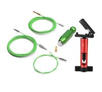 BESNIN Internal Cable Routing Kit, Internal Cable Puller + Hydraulic Hose Fitting Insert Tool with Hose Cutter, Works with Shift/Brake Housing, Hydraulic Hoses & Di2 E-Tube (Red)