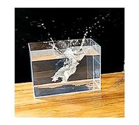 BESNUT Acrylic Photography Dynamic Cosmetic Advertising Shooting Props, Clear Deep Water Tank, Display Showcase, Multifunction Storage BoxThick3mm (Size : 30x30x30cm(11.8x11.8x11.8in))