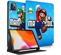 Besoar Cute Case for iPad Air 5th/Air 4th 10.9 Inch/for iPad Pro 11 Inch - for Kids Teen Boys Girls Women Anime Character Folio Pencil Holder Cartoon Cover for iPad Air 5/4 Cases, Jump