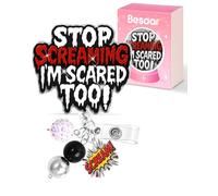 Besoar Funny Nurse Badge Reel - Cute Nursing Badge Holder Retractable with ID Clip, Horror Badge Reel with Alligator Clip for Office Work Hospital Medical Student Nurse Week Graduation Gifts