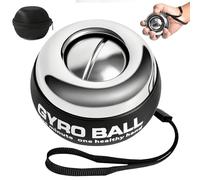 BeSokar Vollmetal Gyroball Wrist Exerciser Ball Auto Start 5 Level Resistance Gyroscopic Forearm Trainer Arm Strengthening Arm Finger Wrist