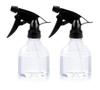 Besome Spray Bottle, Plastic Water Spray Bottle, Empty with Adjustable Trigger, for Indoor Plants Flowers Herbs Home Garden (250ml, Transparent)