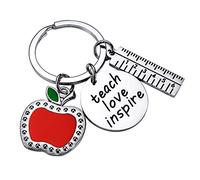 BESPMOSP Teacher Gifts Teacher Appreciation Gifts Teacher Keychain Gifts fof Teacher Birthday Gifts Teacher's Day Gifts Thank You Teacher Presents Jewelry