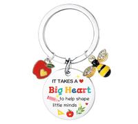 BESPMOSP Teacher Keyring Teacher Appreciation Gifts Thank You Gift for Teachers Birthday Gifts from Students Teachers Gifts Teacher's Day Gift