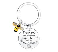 BESPMOSP Thank You Gifts for Teacher Keyring Teacher Appreciation Gifts for Colleagues Bosses Teacher Birthday Gifts Graduation Gifts