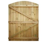 Bespoke Arch Top Wooden Garden Gate, 6ft x 4.5ft T&G Semi-Braced Door
