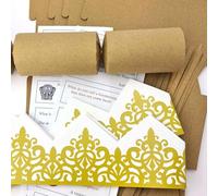 Bespoke by Crafty Capers 100 Natural Brown Recycled Kraft Make & Fill Your Own DIY Recyclable Crackers