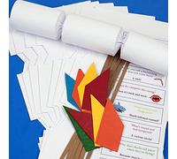 Bespoke by Crafty Capers 30 White Crackers | Basic Make & Fill Your Own | DIY Recyclable Cracker Kit