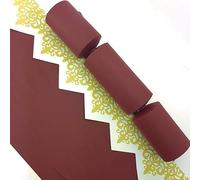 Bespoke by Crafty Capers Burgundy Red | 50 Make Your Own Standard Crackers & Snappy Strips | Recyclable