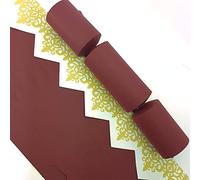 Bespoke by Crafty Capers Burgundy Red | Craft Kit to Make 4 Large DIY Crackers | Eco Recyclable