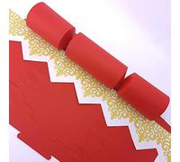 Bespoke by Crafty Capers Rich Red | Craft Kit to Make 8 Large DIY Crackers | Eco Recyclable