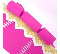 Bespoke by Crafty Capers Shocking Pink | 100 Make Your Own Large Crackers & Snappy Strips | Recyclable