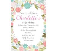 Bespoke Candy Delights 20 Beautiful Personalised Girls Birthday Party Invites - Invitations ANY AGE 1st 2nd 3rd 4th 5th 6th 7th 8th 9th 10th 11th 12th 13th 14th 15th 16th Birthday B16