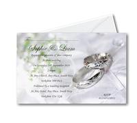 Bespoke Candy Delights 40 Personalised Beautiful Wedding Day Invitations - Invites Can write Guests Names On Them With Envelopes WD7