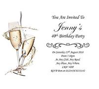 Bespoke Candy Delights Personalised Beautiful Birthday Party Invitations, Invites, 16th 18th 21st 30th 40th 50th 60th 70th 80th Any age Can Be Done BD31 (70)