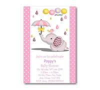 Bespoke Candy Delights Personalised Beautiful Girl's Baby Shower Invitations, Invites REF BS22 Surprise can be added (20)