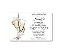 Bespoke Candy Delights Personalised Beautiful Surprise Birthday Party Invitations, Invites, 16th 18th 21st 30th 40th 50th 60th 70th 80th Any age Can Be Done Ref BD32 (70)