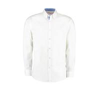 Bespoke Contrast Shirt Kustom Kit Premium Oxford Blanc XL