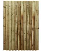 Bespoke Custom Made to Measure Timber Wooden Garden Gate/Feather Edge Flat Top[6ft Tall (180cm),Upto 1200mm Wide, No Hinge Pack]