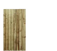 Bespoke Custom Made To Measure UPTO HEIGHT: 5ft (150cm High) Feather Edge Semi-Braced Flat Top Pathway Garden Pedestrian Gate [Width upto 75CM Hinge Pack Option Removed