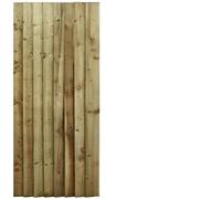 Bespoke Custom Made To Measure UPTO HEIGHT: 6ft (180cm High) Feather Edge Semi-Braced Flat Top Pathway Garden Pedestrian Gate [Width upto 75CM Hinge Pack Option Removed