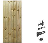 Bespoke Custom Made to Measure Wooden Garden Gate/Tongue & Groove Flat Top[6ft Tall (180cm),Upto 750mm Wide,Suffolk Latch]