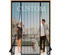 Bespoke Magnetic Screen Door - Tailored to Your Exact Door Frame Dimensions - DIY No-Drill Installation, Self-Sealing Mesh for Patio, Sliding & French Doors - Keep Bugs Out Naturally