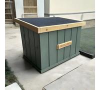 Bespoke Outdoor Wooden Welly Boot Box Waterproof Doorstep Storage Box - Wild Thyme
